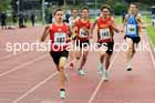 Boys Under-15s 800 metres, 2023 Northern Under-13s, Under-15s and Under-17s, Middlesbrough.  Photo: David T. Hewitson/Sports for All Pics